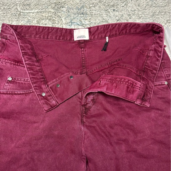 🆕 Isabel Marant Noemie High-Waisted Jeans Size 44 (12) - Picture 6 of 13